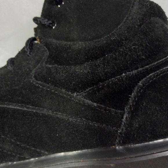 Mountain Gear Ankle Boots Black Suede Leather Size 6M - Picture 5 of 6